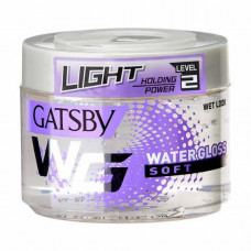 Gatsby Wetlook Gel Soft White 300gm -- جاتسباي جل ابيض لشعر يبدو رطب 300 جرام