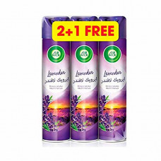 Airwick Air Freshener Lavender 300ml 2 + 1 Free -- ايرويك معطر للجو برائحة اللافندر 300 مل 2+1 مجاني