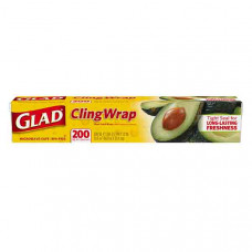 Glad Cling Wrap 200 Sq Ft -- جلاد رقائق التغليف 200 قدم مربع