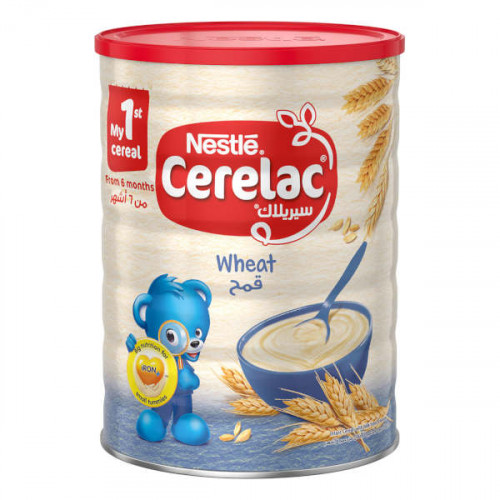 Cerelac Baby Cereal Wheat 1Kg -- سيريلاك نستله بالقمح للأطفال 1 كيلو