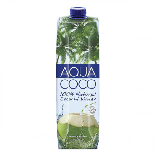 Aqua Coco Natural Coconut Water 1Ltr -- اكوا كوكو - ماء جوز الهند 1 لتر 