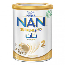 Nestle NAN Supreme Pro 2 Follow-up Milk Formula (6 to 12 Months) 800gm -- نستله نان سوبريم برو 2 تركيبة حليب متابعة (6 إلى 12 شهرًا) 800 جم