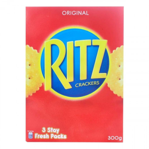 Ritz Crackers Original 300gm - ريتز كراكر بسكويت مالح الأصلي 300 جم