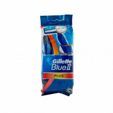 Gillette Blue Ii Razor Bag 10s -- ماكينه حلاقه جيليت II الازرق كيس 10 حبه