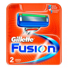 Gillette Fusion Razor Blades 2's -- جيليت فيوجن- طقم شفرات حلاقة قطعتين