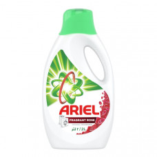 Ariel Liquid Detergent Rose Fragrant 2Ltr - اريال - منظف سائل برائحة الورد 2 لتر