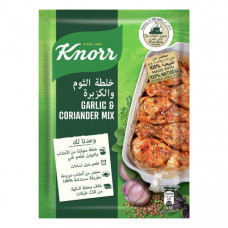Knorr Garlic Coriander Mix 37gm -- كنور - خلطة الثوم و الكزبرة 37 جرام