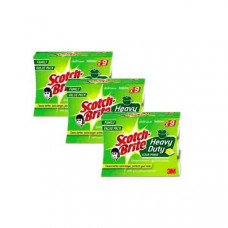 Scotch Brite Scrub Sponge Nail Saver (2+1 Free) -- فوط واسفنجة