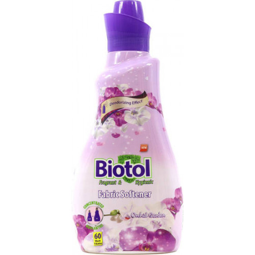 Biotol Fabric Softener White Orchid 1.5Ltr -- بايتول منعم الأقمشة برائحة الأوركيد الأبيض 1.5 لتر