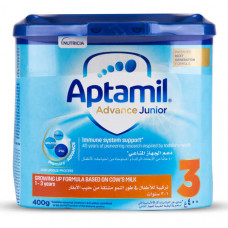 Aptamil Advance Junior 3 Growing Up Formula 400gm -- أبتاميل - حليب الأطفال أدفانس جونيور 3 للنمو 400 جرام