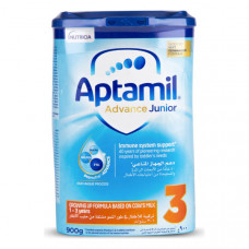 Aptamil Advance Junior 3 Growing Up Formula 900gm -- أبتاميل - حليب الأطفال أدفانس جونيور 3 للنمو 900 جرام