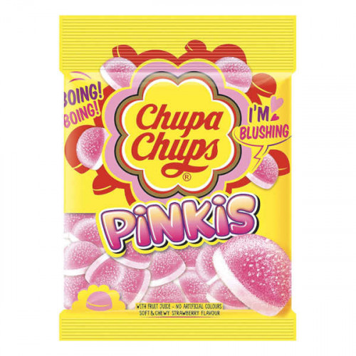 Chupa Chups Gummy Candies Pinkis 160gm -- تشوبا تشوبس حلوى جيلاتينية بنكيز 160 جم