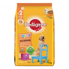 Pedigree Puppy Dog Food Chicken Egg & Milk 1.3Kg -- بيديجري طعام الكلاب ، بيض الدجاج والحليب 1.3 كجم