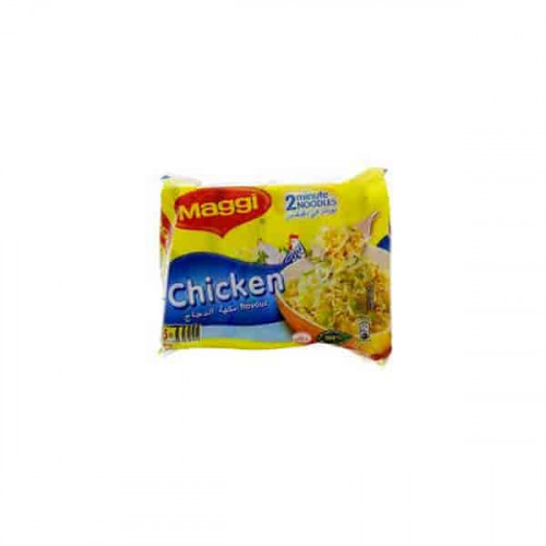 Nestle Maggi 2Minutes Chicken Noodle 77gm -- نستلة ماجي شعيرية في 2 دقيقة تشكيلة 77 جم