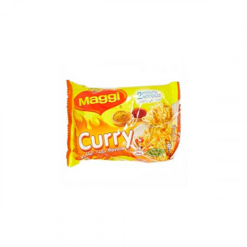 Nestle Maggi 2Minutes Curry Noodle 79gm -- نستلة ماجي نودلز بطعم الكاري 79 جم