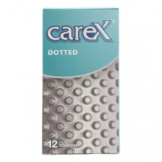 Carex Dotted Condoms 12-s -- كاريكس واقي ذكري منقط 12حبة