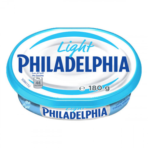Philadelphia Cheese Spread Light 180gm -- فيلادلفيا  جبنة قابلة للدهن خفيفة 180 جم